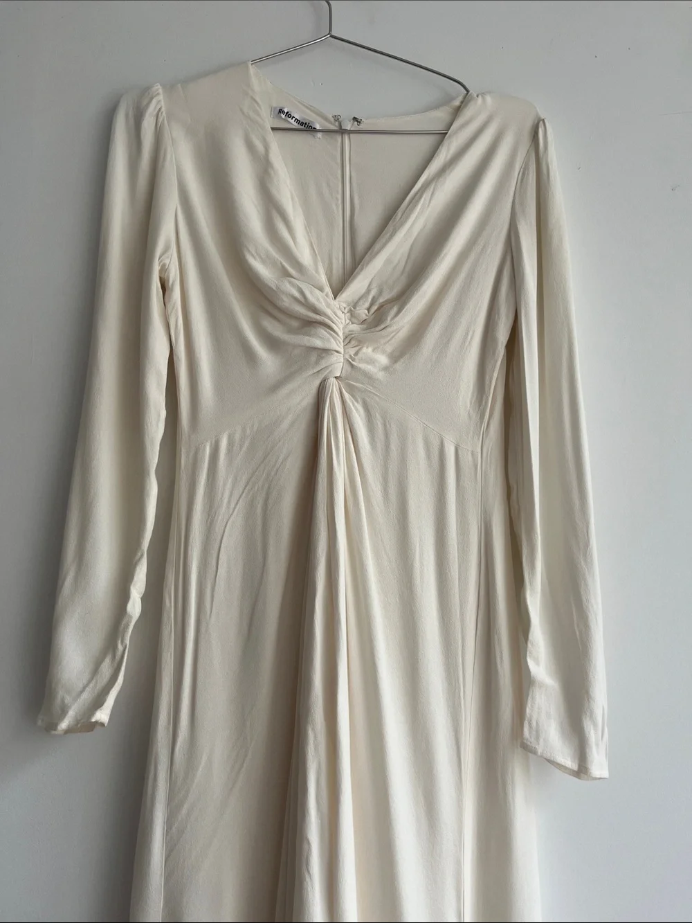 Reformation “Gatsby” Ivory Maxi Dress! - Picture 4 of 8